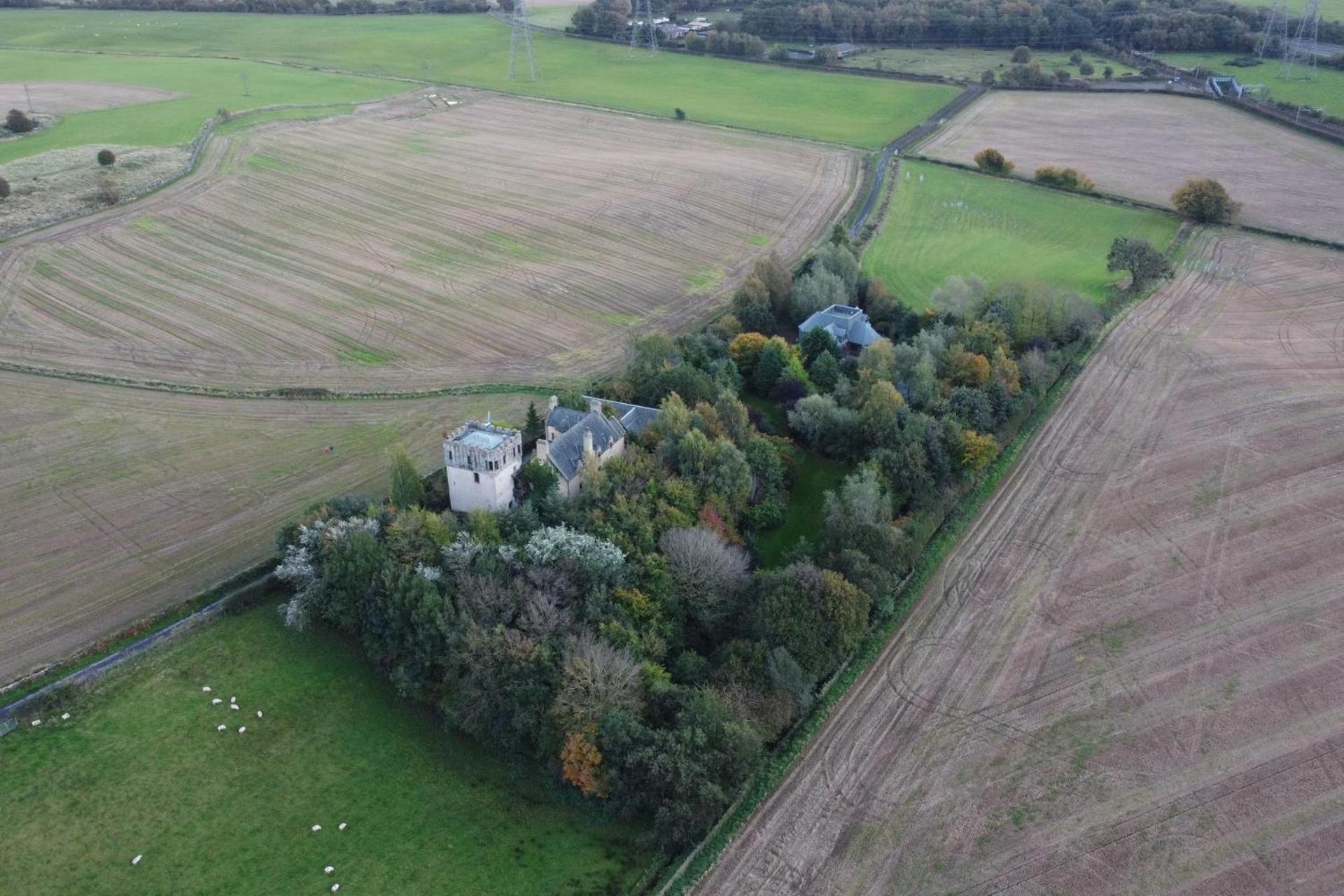 The Manor At Plane Castle Villa Фолкърк Екстериор снимка